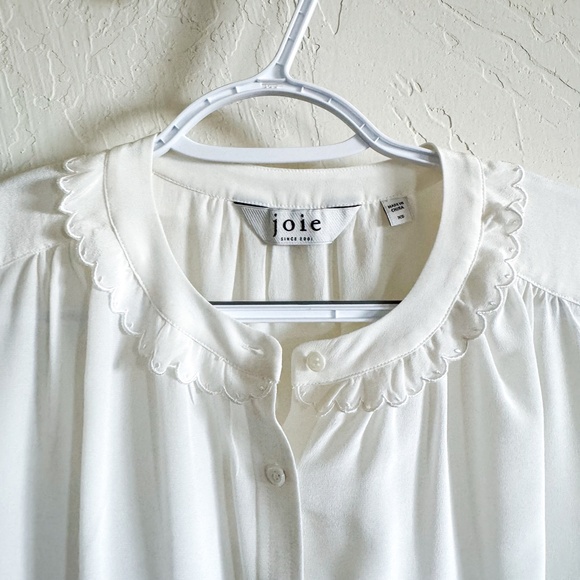 Joie 100% Silk Women's Calais Short Sleeve Top - Picture 3 of 5